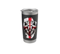 Inglaterra Wax St George's Day Gráfico Clásico Inglés Vaso térmico de acero inoxidable de doble pared