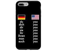Inglés Alemán Gramática Aprendizaje Divertido Profesores Carcasa para iPhone 7 Plus/8 Plus