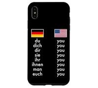 Inglés Alemán Gramática Aprendizaje Divertido Profesores Carcasa para iPhone XS MAX