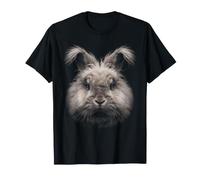 Inglés Angora Conejo Cara Bosque Fauna Silvestre Camiseta