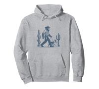 Inglés Bull Terrier Bigfoot Western Cowboy Dog Lover Sudadera con Capucha