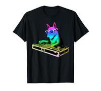 Inglés Bull Terrier DJ Music Party Dog Lover Camiseta