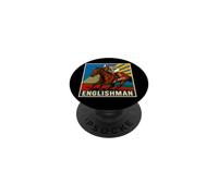 Inglés Caballo, Carreras de Caballos, del Mar, Santa Anita PopSockets PopGrip Adhesivo