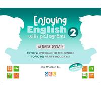 Inglés para Segundo de Primaria | Inglés 2 Primaria | Enjoying English with Pictograms 2 - Activity Book 5 | Editorial GEU