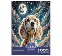 Inglés Springer Spaniel Puzzle Imposible,desafío for Adults Entretenimiento Creativo 1000 Piezas Obra De Arte De Juego De para Adultos Y Niños Mayores De 12 Años 70x50cm/1000pcs
