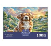 Inglés Springer Spaniel Puzzles Imposible,desafío for Adults Juego EduGatoivo 1000 Piezas Obra De Arte De Juego De para Adultos Y Niños Mayores De 12 Años 70x50cm/1000pcs