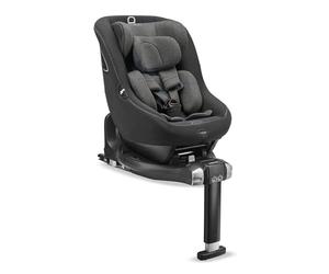 Inglesina Cartesio i-Size, Silla de coche Isofix, para Niños de 3 a 12 años aproximadamente, de 100 a 150 cm, color Vulcan Black