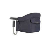 Inglesina Fast, Asiento de Mesa Plegable, Azul (Ocean Navy), Fácil de Transportar, Lavable, Instalación Segura, Hasta 15 kg, 35 x 27 42 cm