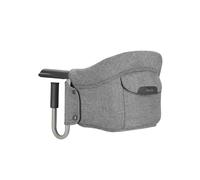 Inglesina Fast, Asiento de Mesa Plegable, Gris Claro (Stone Grey), Fácil de Transportar, Lavable, Instalación Segura, Hasta 15 kg, 35 x 27 42 cm