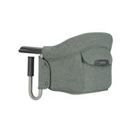 Inglesina Fast, Asiento de Mesa Plegable, Verde Oscuro (Pine Green), Fácil de Transportar, Lavable, Instalación Segura, Hasta 15 kg, 35 x 27 42 cm