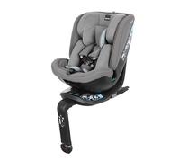 Inglesina Halley Pro, Grey, Silla de Coche Giratoria 360° ISOFIX, de 0 a 12 Años (40-150 cm), Reclinable y Transpirable, Homologada ECE R129/03