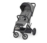Inglesina Maior - Cochecito compacto y ligero de 7,9 kg, ruedas grandes amortiguadas, asiento amplio All Season, cierre con una mano, capota UPF 50+, hasta 22 kg, Canyon Grey