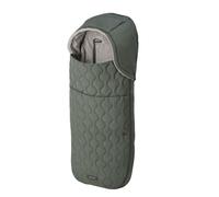 Inglesina Saco Térmico para Silla de Paseo 3 en 1, Interior de Forro Polar Cálido, Exterior Acolchado Resistente al Agua, Capucha Extraíble, Compatible con Arnés de 5 Puntos, 44 x 92 cm, Uni Green