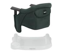 Inglesina Fast - Silla de comedor con bandeja, Verde oscuro