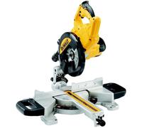 DeWalt Sierra ingletadora DWS773-QS – 1300 W, 4500 rpm, asas, extracción de polvo, cable