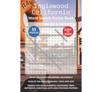 Inglewood California Word Search Puzzle Book: Think you know Inglewood, California? Puzzles for Adults, Seniors, Teens and Kids. Perfect for ... Christmas Gifts and Stocking Stuffers.