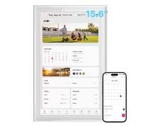 Ingnok Calendario digital: calendario inteligente de 15.6 pulgadas, sincronización en tiempo real para Google/Outlook/iCloud, pantalla táctil eléctrica para horarios familiares, recompensas de tareas