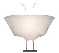 Ingo Maurer lámpara de mesa LED Samurai, blanca, papel, atenuable.