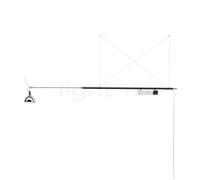 Ingo Maurer Max.Mover LED, negro/aluminio