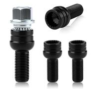 ingoodtle 4 x Tornillos Antirrobo Coche M14 x 1,5 mm con Llave Especial