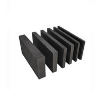 Ingota de fundición de grafito de alta pureza, Hojas de grafito carbono, 5 uds., bloques cuadrados for impresión 3D, crisoles, pasteles, varios tamaños(50x20x3mm)