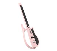 INGPARTNER N1 Guitarra inteligente sin cuerdas, guitarra plegable de respaldo de viaje, generador de acordes, hojas de acordes interactivas con aplicación (rosa)