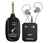 INGPARTNER Sistema inalámbrico de monitor intraural de 2.4 GHz, sistema IEM inalámbrico con transmisor, receptor de clip, emparejamiento automático, monitoreo intraural para estudio, guitarra, DJ,