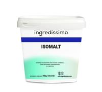 INGREDISSIMO - Isomalt, 700 g, Derivado de Azúcar, Polvo Fino, para Decoracionen Recetas, Caramelos Crujientes y Transparentes, Edulcorante, Producto Vegano y sin Gluten, Color Blanco, Sabor Dulce