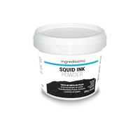 Ingredissimo Tinta de Sepia en Polvo 250 Gr, Colorante Natural para Alimentos, Sabor Marino Intenso, Tinta de Calamar Deshidratada y en Polvo Fino para dar Textura, Uso Culinario, Producto sin Gluten