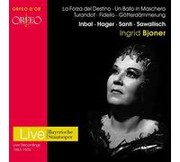 Ingrid Bjoner : Airs d'opéras de Verdi, Puccini, Beethoven et Wagner. Hager, Santi, Sawallisch.
