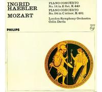 Ingrid Haebler, Wolfgang Amadeus Mozart / London Symphony Orchestra, The , Sir Colin Davis - Ingrid Haebler, Wolfgang Amadeus Mozart / London Symphony Orchestra, The , Sir Colin Davis: Piano Concerto No. 14 In E Flat, K. 449 / Piano Concerto Nr. 24 In C Minor, K. 491 LP