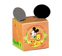 Ingrosso e Risparmio 10 cajas para peladillas, diseño de Mickey Mouse Into The Wild y orejas elevadas, de Disney