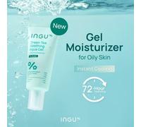 INGU - Green Tea Soothing Aqua Gel + Biome Balance For Oily Skin 50ml