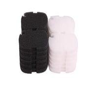 INGVIEE Compatible 12x Espuma Filtrante Biológica y 12x Almohadillas Filtrantes para Tetratec Tetra EX400 EX500 EX600 EX700 EX800 EX1000