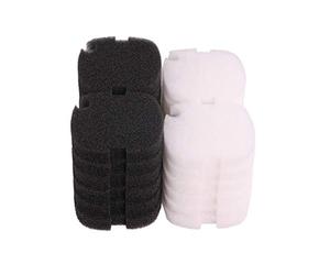 INGVIEE Compatible 12x Espuma Filtrante Biológica y 12x Almohadillas Filtrantes para Tetratec Tetra EX400 EX500 EX600 EX700 EX800 EX1000