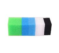 INGVIEE Compatible Esponja de Filtro para Juwel Compact/Bioflow 3.0 / M (1x Azul Fino, 1x Azul Grueso, 2X Verde Nitrato, 2X Esponja de Carbón Activo, 5X Filtro de Algodón)