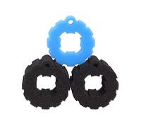 INGVIEE Compatible Esponja de Repuesto para Oase BioPress 4000/5000 (2X Negro Grueso, 1x Azul Fino)