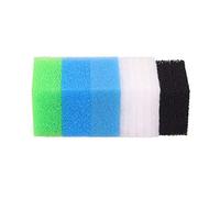 INGVIEE - Juego de filtros de Espuma para Acuario compatibles con Juwel Compact/Bioflow 3.0 (1 Azul Fino, 1 Azul Grueso, 1 nitrato Verde, 2 de carbón Negro, 5 Almohadillas de poliéster)
