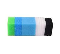 INGVIEE - Juego de filtros de Espuma para Acuario compatibles con Juwel Compact/Bioflow 3.0 (1 Azul Fino, 1 Azul Grueso, 1 nitrato Verde, 2 de carbón Negro, 5 Almohadillas de poliéster)