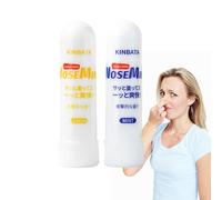 Inhalador nasal de aromaterapia - Inhalador nasal de aromaterapia energizante - 2 uds difusor Sniffer, barra energética de aceite vitalidad con sabor a limón y menta, mejora la claridad mental Fanelod