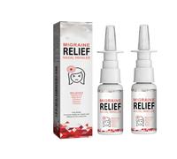 Inhalador Nasal para Aliviar La Migraña para Dolores de Cabeza,Sprays Complejo Antiestrés,Anti Stress Spray,Alivio Del Estrés y La Ansiedad Spray,Alivio Natural para el Estrés Sprays,2PC