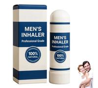 Inhalador nasal para hombres, inhalador nasal natural en barra, inhalador nasal Menstick, inhalador nasal portátil para hombres, alivio del estrés, aumento de energía y claridad mental. (1pcs)