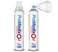 ProMedix PR-994 Inhalador de Oxígeno Portátil para Inhalación | Boquilla Universal | Oxígeno en Lata 12L 99,4% (1)
