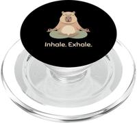 Inhalar Exhale Yoga Capibara Zen Animal Relajación PopSockets PopGrip para MagSafe
