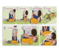 Inhalation Blockage Poster Family Preparedness Wall Reference