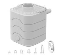 Inhalation Pressure: 3.5kpa, Portable Air Pump for Inflatables, Inflatable Bed Pumps with LED Camping Light and 6 Nozzles, SmallMattress, Pool Float, Vacuum Storage Bags, Airs Beds
