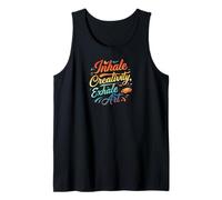 Inhale Creativity Exhale Art Artist Painter Camiseta sin Mangas