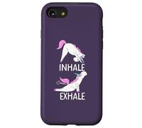 Inhale Exhale Unicornio Yoga Divertido Pedos Meme Carcasa para iPhone SE (2020) / 7/8