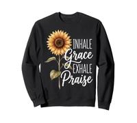 Inhale Grace Exhale Praise Sudadera