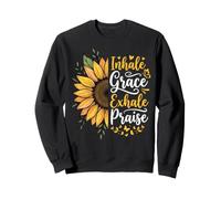 Inhale Grace Exhale Praise Sudadera